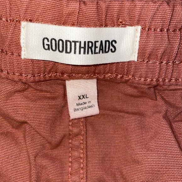 GoodThreads Slim Fit Pull On Canvas Shorts XXL Clay Color - Picture 7 of 11